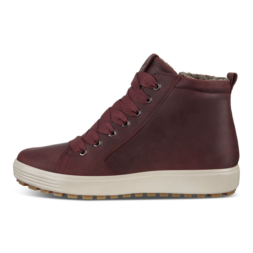 Tenis Mujer - ECCO Soft 7 Tred Gtx Hi - Vino - CRH859431